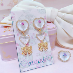 Mois.《モワ》 イヤリング （オーダーメイド品） Mois《モワ》Handmade accessories and vintage costumejewelry