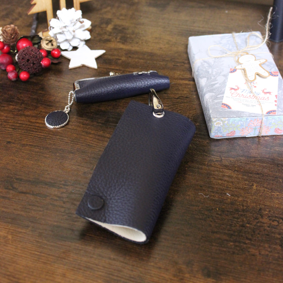 12犬種＋αから選べる！(レザーカラー16色)スマートキー対応コンパクトキーケース 6枚目の画像