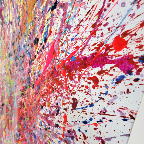 私たちの存在X / 抽象画 77×56㎝ B2 額縁セット 原画1点のみ