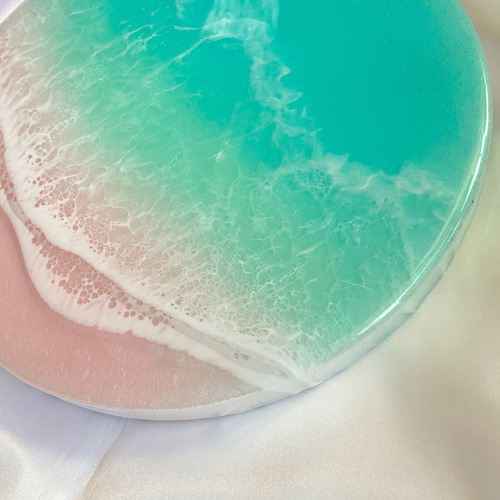 海のアートパネル オーシャンレジンアート キャンバス レジン