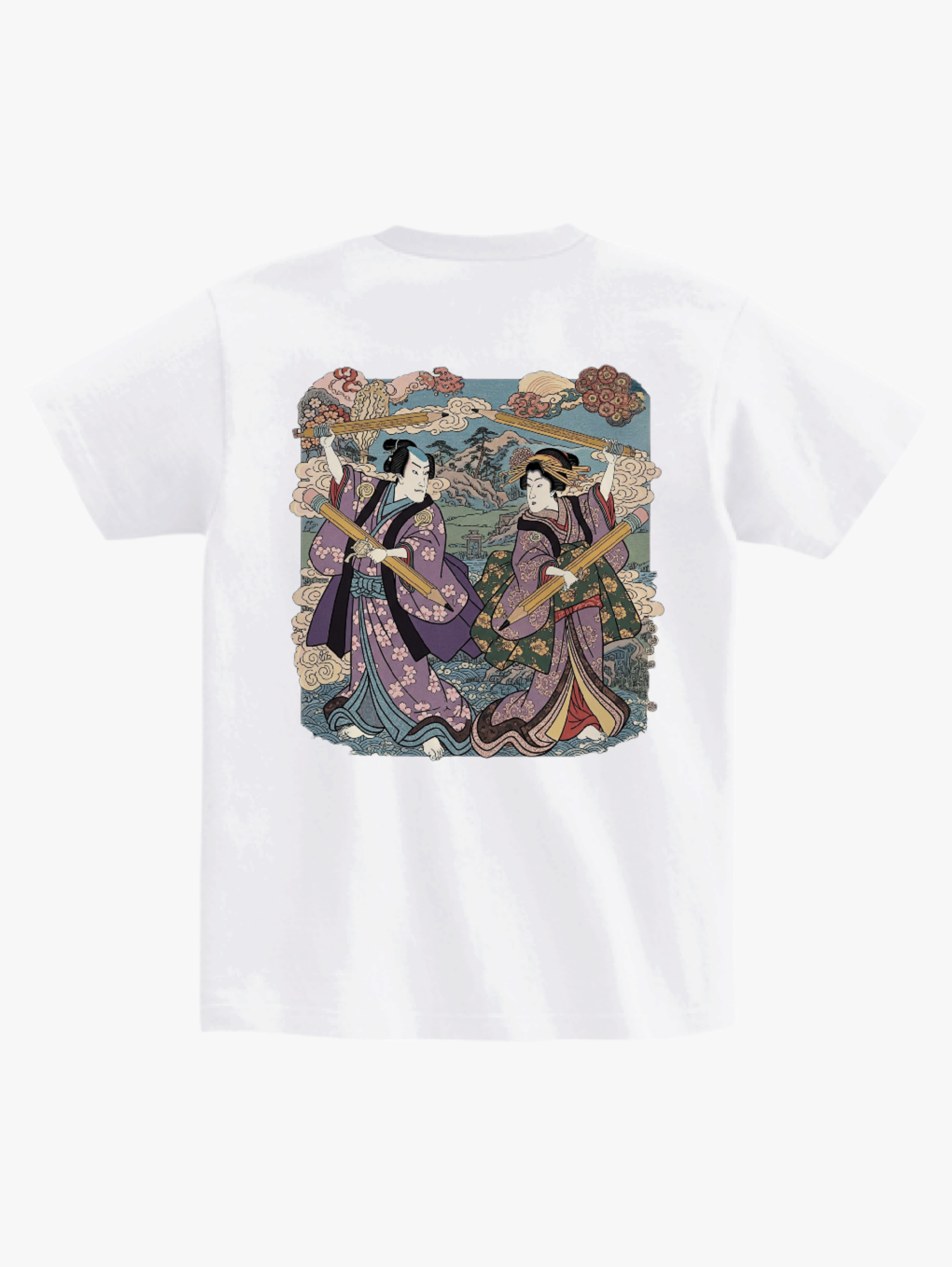 偏差値70以上限定【5月限定販売】浮世絵＆学問 Tシャツ