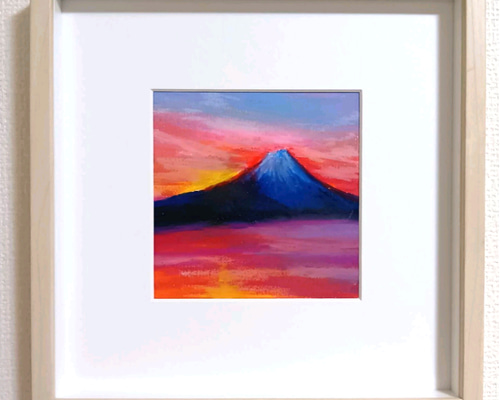 「悠生」 オイルパステル★原画1点物.額入り d0ccc2767b8096397516fae7bbc025