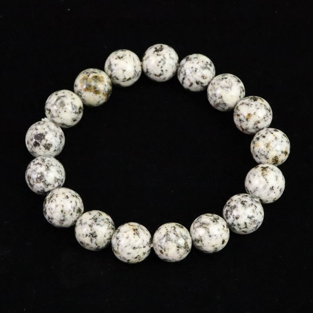 京都府産　鞍馬石 11.5mmブレスレット　 38.5ｇ #44872