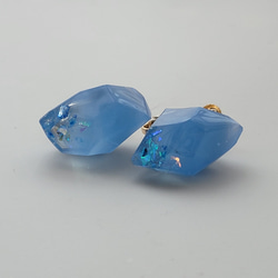 earrings kimono blue イヤリング・ノンホールピアス popo,s 通販