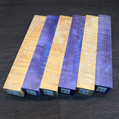 スタビライズドウッド/橡（トチ）/縮杢/ペンブランク【S-06～S-11