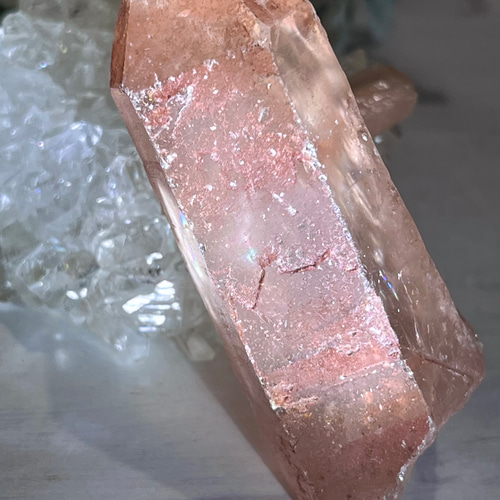 レコードキーパー　ゴイアス産　レッド　レムリアンシードクリスタル 原石　水晶 レコードキーパー ゴイアス産 レッド レムリアンシードクリスタル 原石