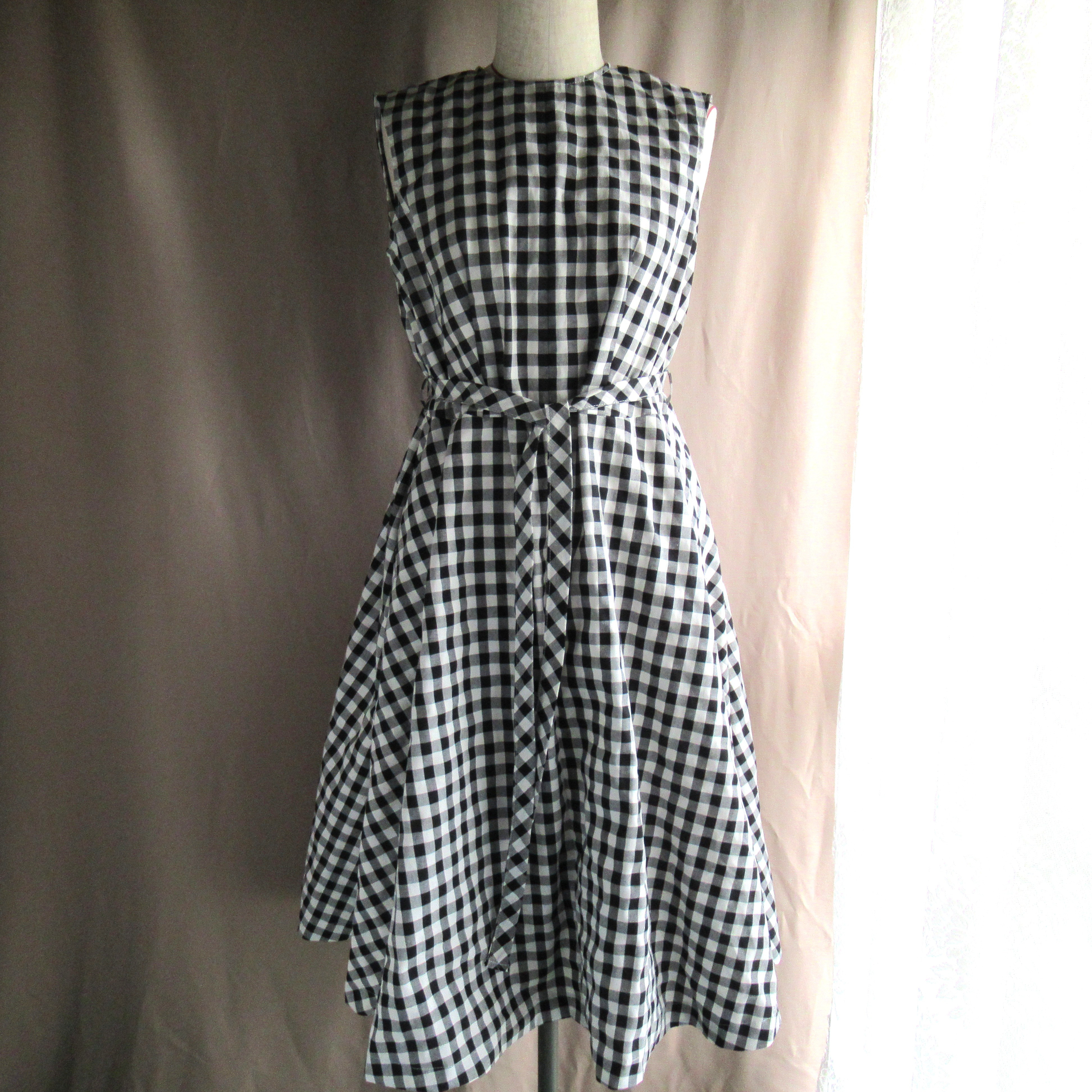 ギンガムチェックのワンピース　9号