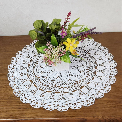 美しいレース編みドイリー その他インテリア雑貨 Classico 通販
