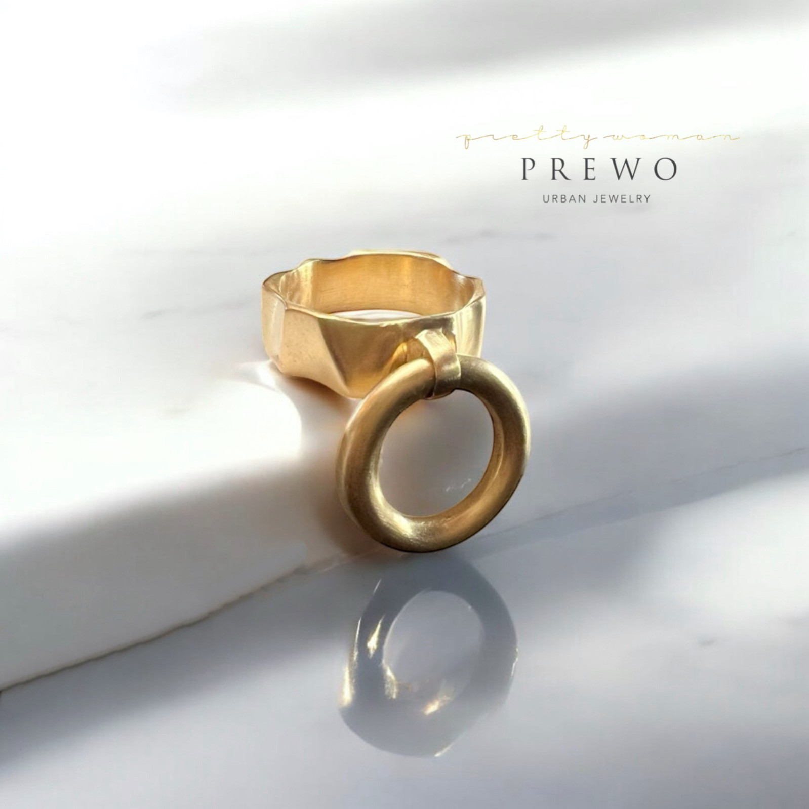 《受注製作》K18GP RING × RING