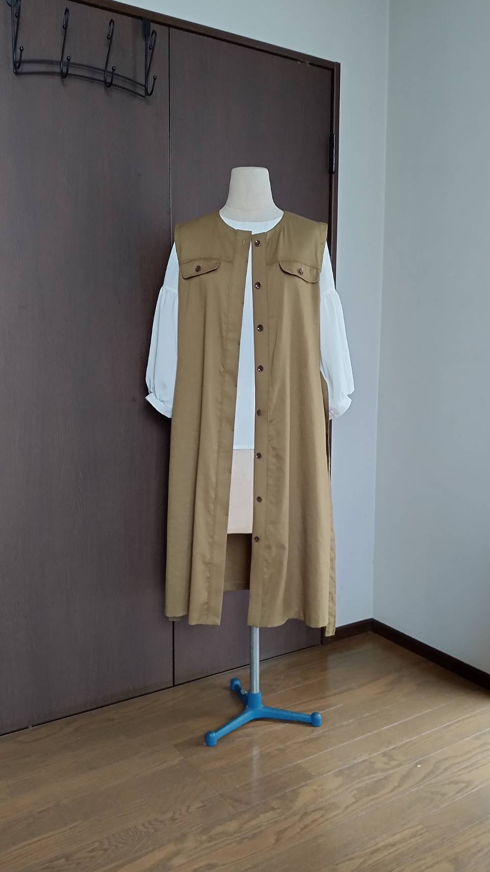 ロングベスト&ブラウス