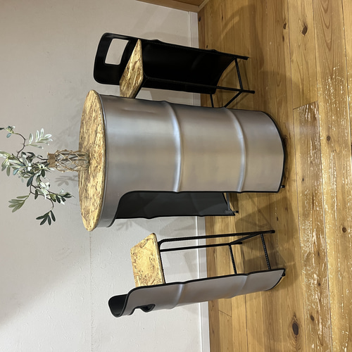 ドラム缶リメイク ドラム缶リメイクテーブル&チェア フルセット ソファ・ベンチ