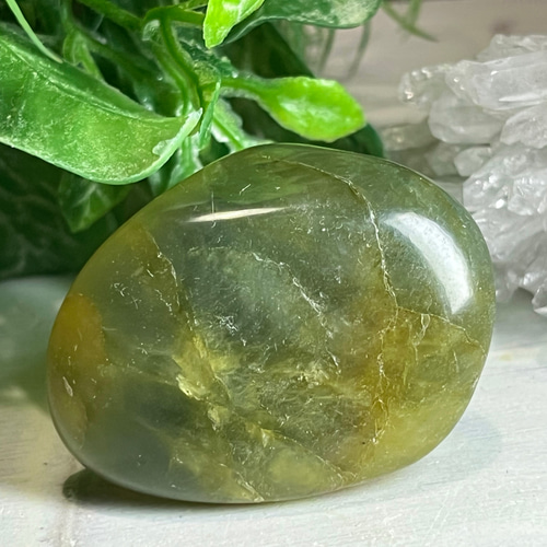 悪気を祓う護符✨ ニュージェイド ネフライト タンブル 中国翡翠 原石