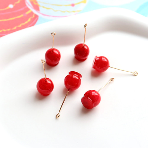 ミニチュア☆りんご飴 祭り 樹脂パーツ チャーム ペンタンド その他