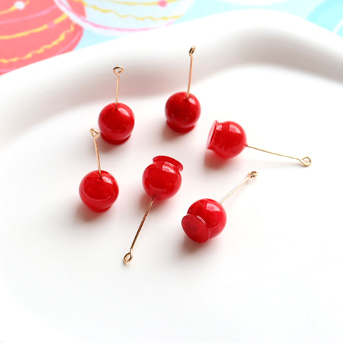 ミニチュア☆りんご飴 祭り 樹脂パーツ チャーム ペンタンド その他