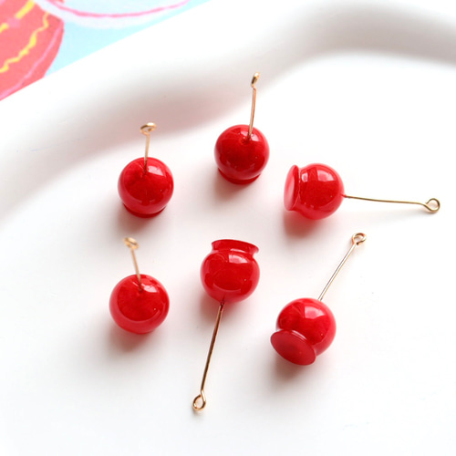 ミニチュア☆りんご飴 祭り 樹脂パーツ チャーム ペンタンド その他