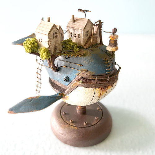 幻のクジラ船 立体・オブジェ jucon 通販 19365421｜Creema(クリーマ)