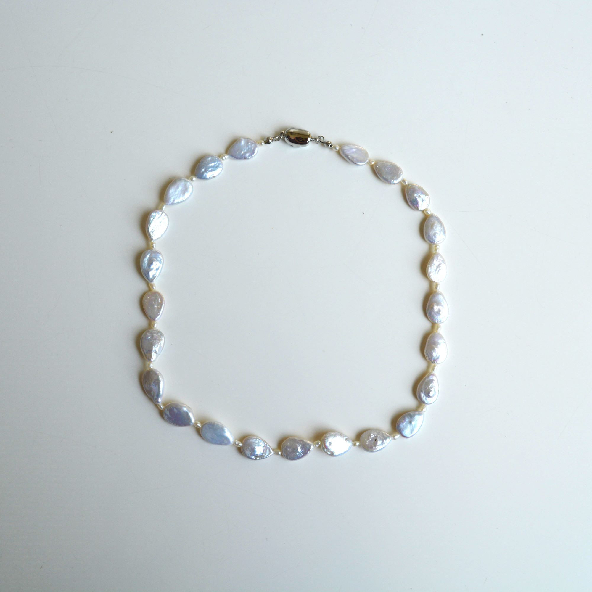 しずく型淡水パールのネックレス◆送料無料♪