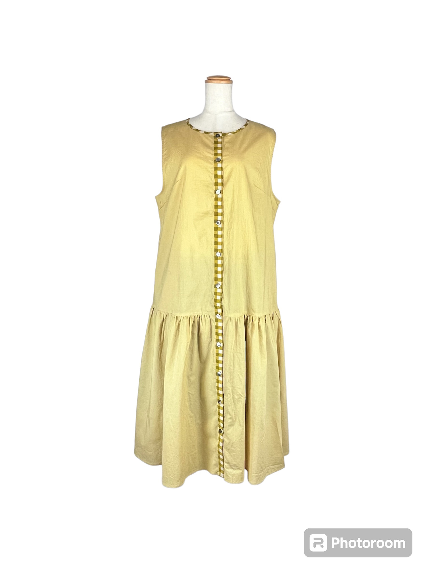 ロングワンピース　コットン