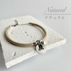 【全9色】＼着画レビューキャンペーン中♩／ 15mmの迷子札付　柔らかコードを使用した犬用チョーカー 10枚目の画像
