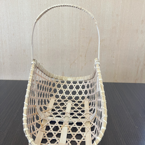 パンかご 竹細工 舟形六つ目編み その他インテリア雑貨 竹かご 喜志屋