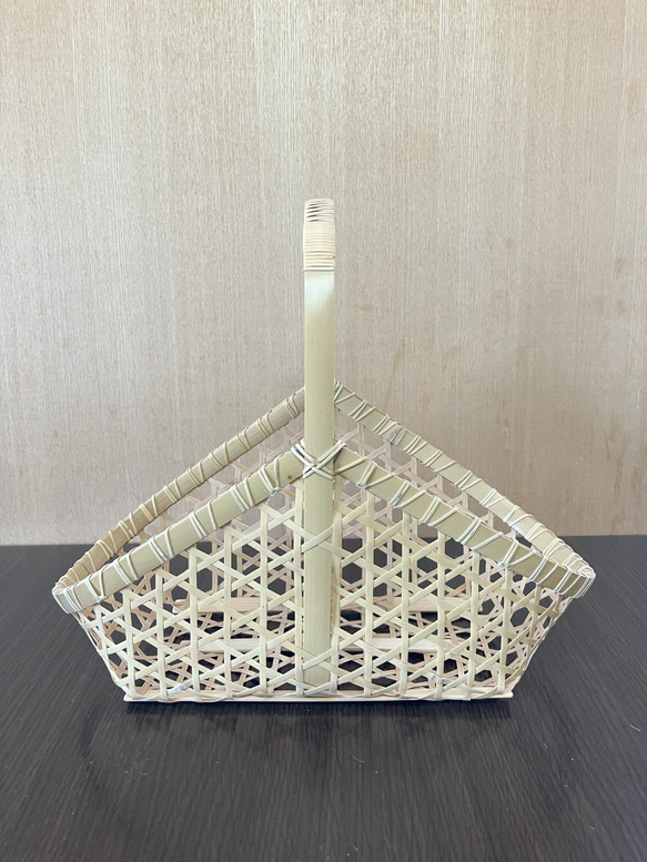 パンかご 竹細工 舟形六つ目編み その他インテリア雑貨 竹かご 喜志屋