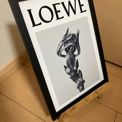 優待特典一覧 LOEWE type☆オマージュアートインテリアポスター＃909☆ロエベ 版画