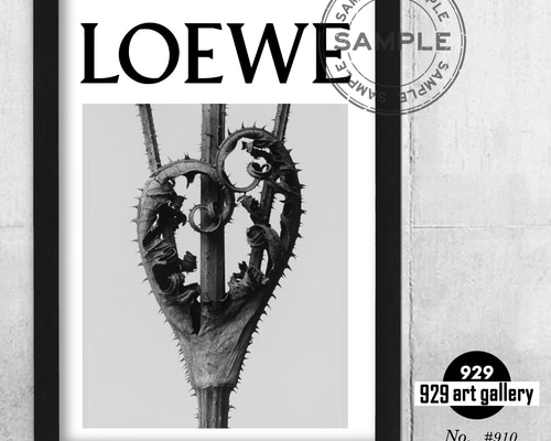 【50×70】ポスター インテリア LOEWE ロエベ 北欧 フラワー ロゴ B2】ポスター インテリア LOEWE ロエベ 北欧 フラワー ☆海外