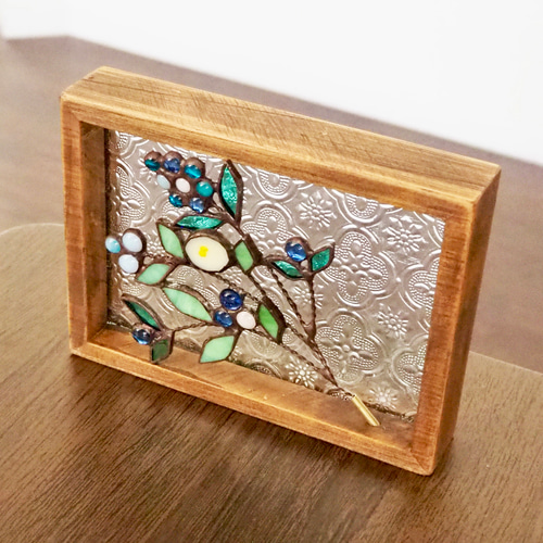 レトロなステンドグラスの夏パネル その他インテリア雑貨 Unit Glass