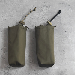 スリム・洗える保冷保温ペットボトルカバー（コットン）/シンプル 5枚目の画像