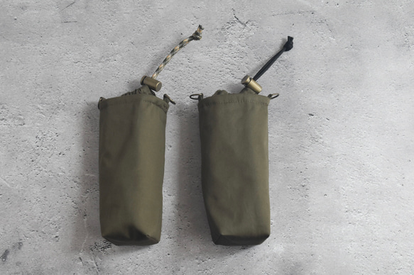 スリム・洗える保冷保温ペットボトルカバー（コットン）/シンプル 5枚目の画像