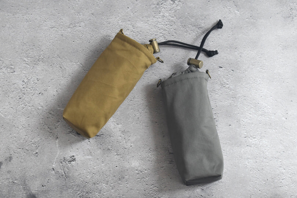 スリム・洗える保冷保温ペットボトルカバー（コットン）/シンプル 4枚目の画像