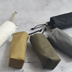 スリム・洗える保冷保温ペットボトルカバー（コットン）/シンプル 20枚目の画像