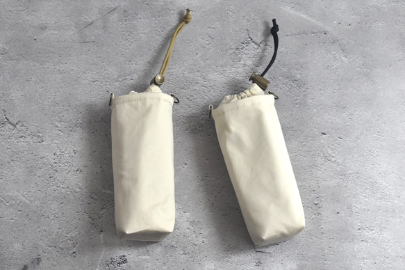 スリム・洗える保冷保温ペットボトルカバー（コットン）/シンプル 3枚目の画像