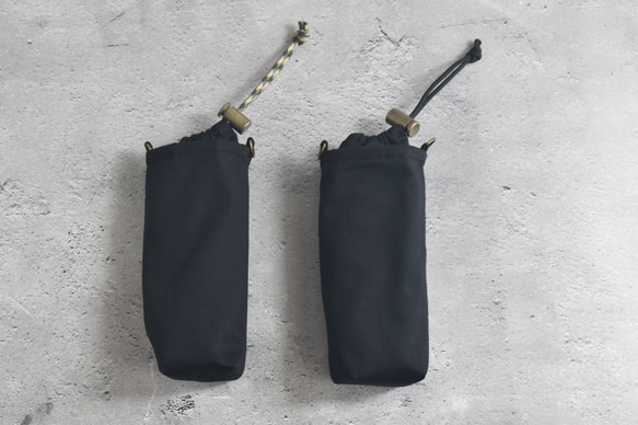 スリム・洗える保冷保温ペットボトルカバー（コットン）/シンプル 6枚目の画像