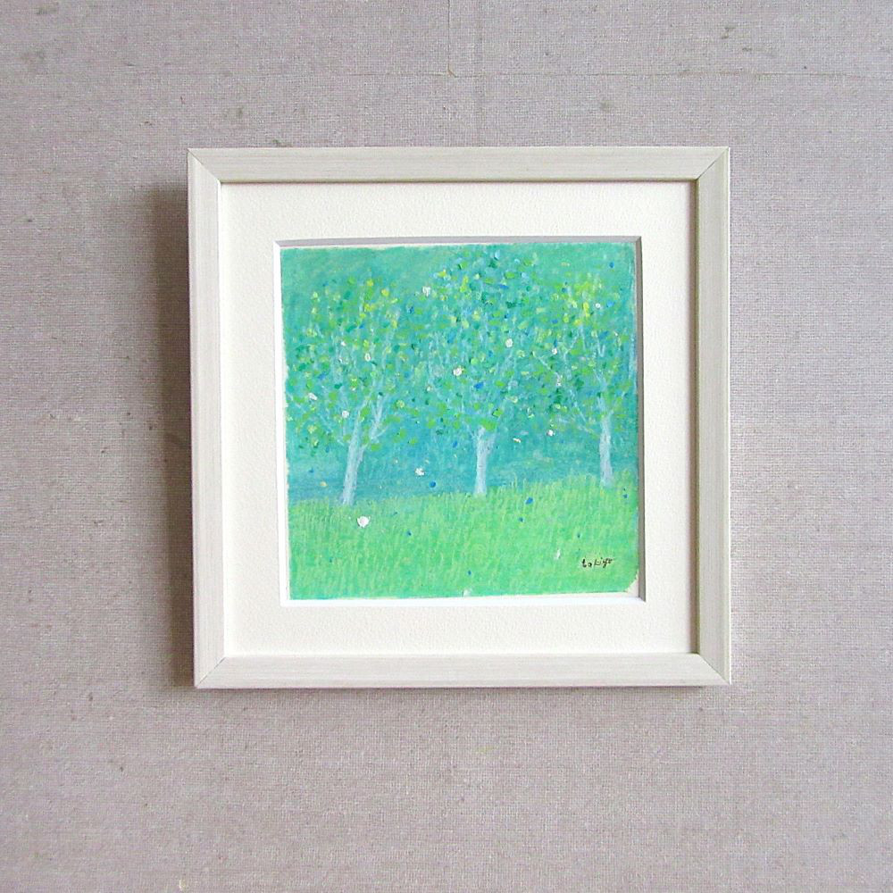 額装品 ◯絵画　オイルパステル画