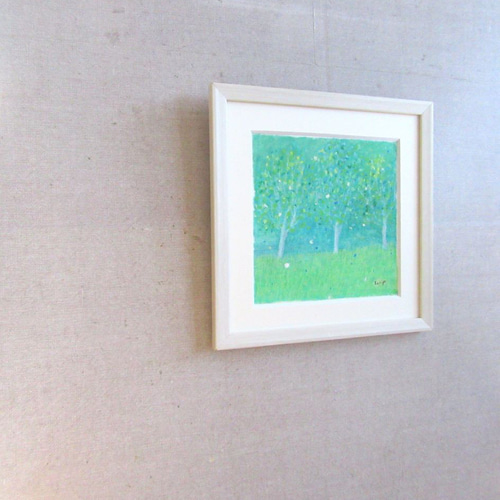 絵画　オイルパステル画 額装品 オイルパステル画】『新春』花の絵 | Pay ID