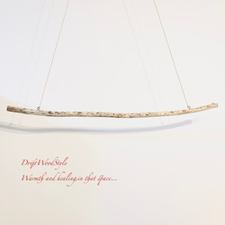 流木インテリア シンプルで真っすぐな大型流木のハンガーラック 北欧 衣装掛 ハンギング 吊り下げ ハンガーポール N69 7枚目の画像