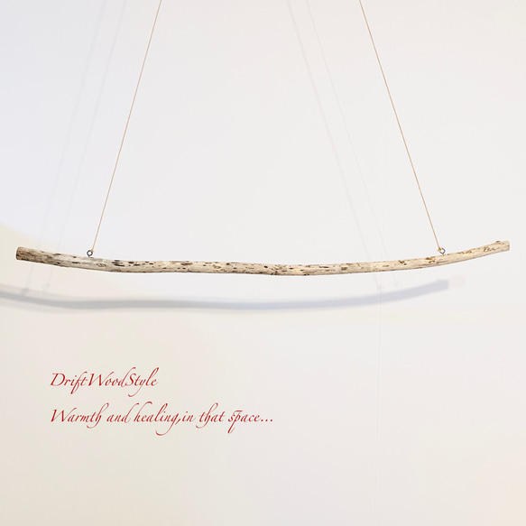 流木インテリア シンプルで真っすぐな大型流木のハンガーラック 北欧 衣装掛 ハンギング 吊り下げ ハンガーポール N69 7枚目の画像