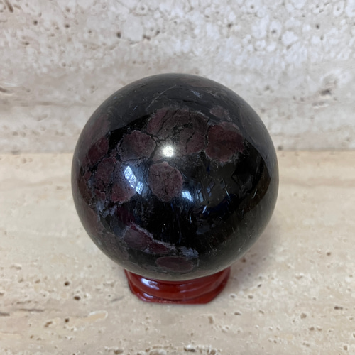 ガーネットインヌーマイトのスフィア その他インテリア雑貨 くりおん