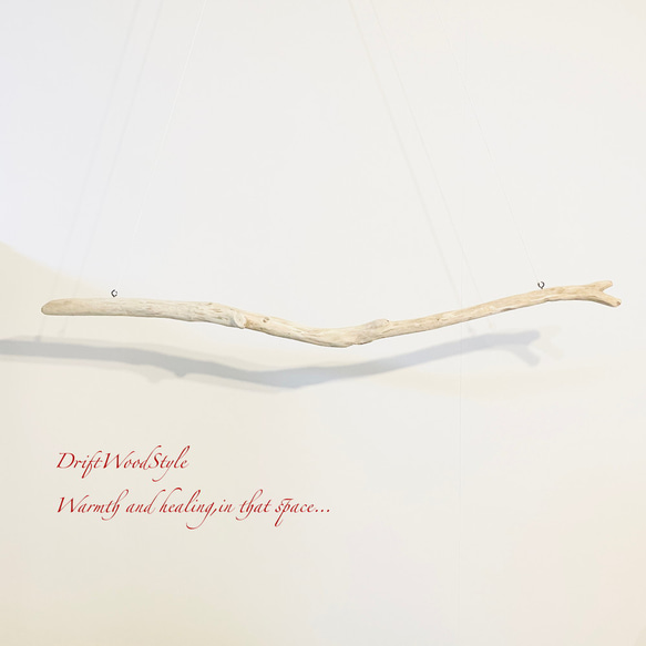 流木インテリア シンプルで真っすぐな大型流木のハンガーラック 北欧 衣装掛 ハンギング 吊り下げ ハンガーポール N72 7枚目の画像