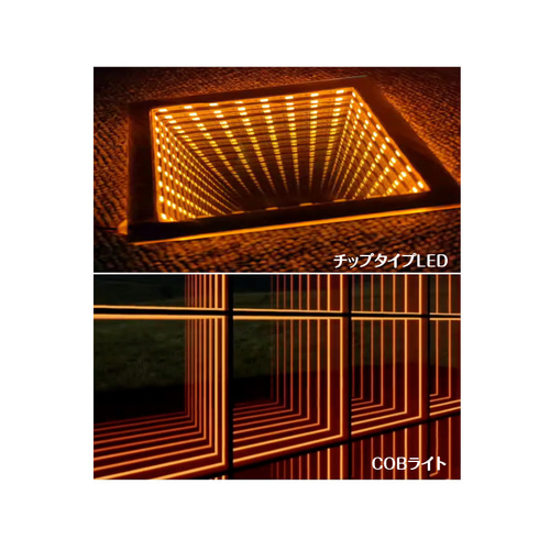 インフィニティミラー オーダー発光看板サイン LEDチャンネル