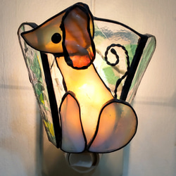 壁掛けステンドグラスパネル クリスマス フィンランドのサンタクロース