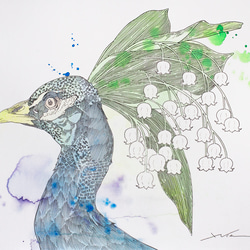 イラスト　グラスアート　水彩画　原画 桜_水彩原画_イラスト 絵画 n.akabae 通販 15724225｜Creema