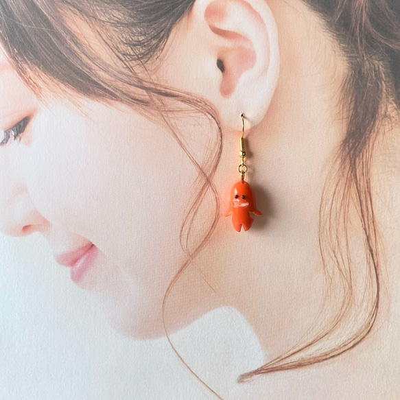ウインナー星人のピアス＊イヤリング 5枚目の画像