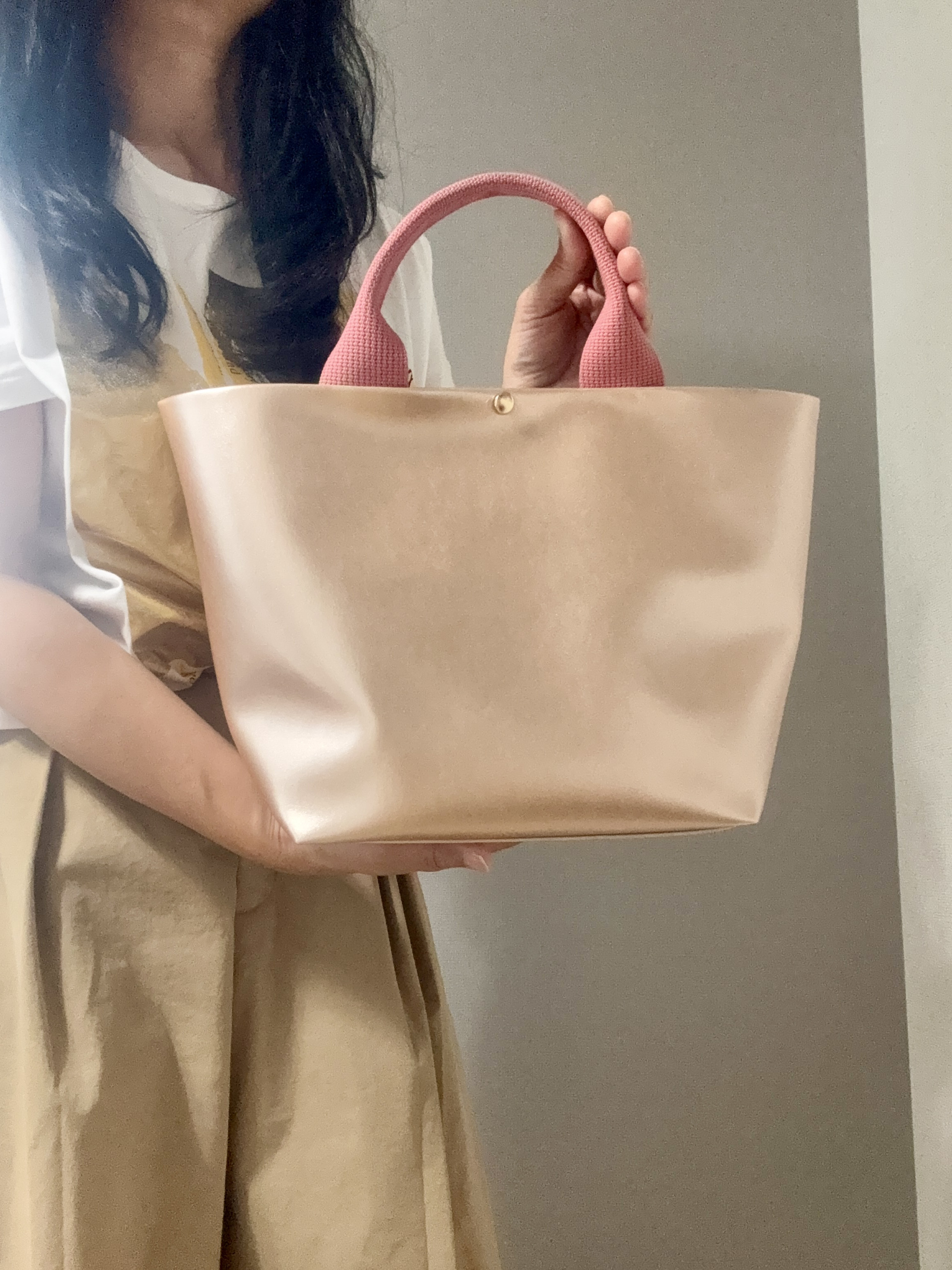 ハンドルが選べるトート　大