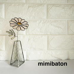 ⚫︎受注製作⚫︎mimibaton＊ステンドグラスフラワー＊ アート