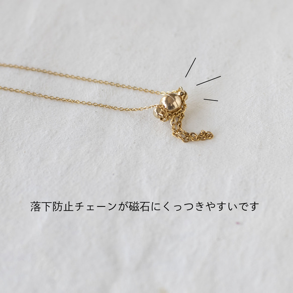 【 ステンレス 】ワンタッチブレスレット / 小さなハート / ブラック 7枚目の画像