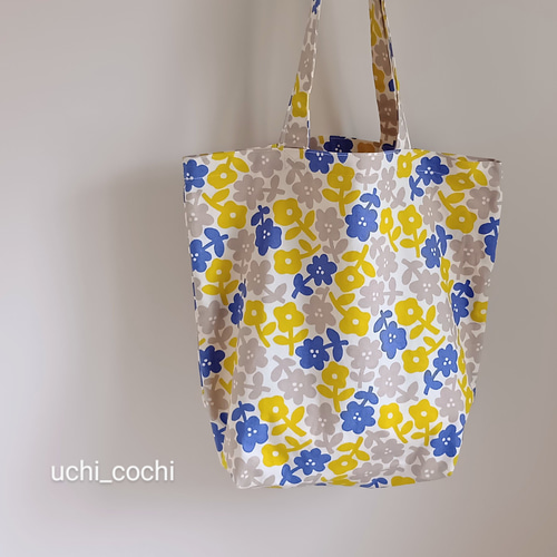 たためる♪ちょっと大きめ トートバッグ☆エコバッグ☆サブバッグ☆A4