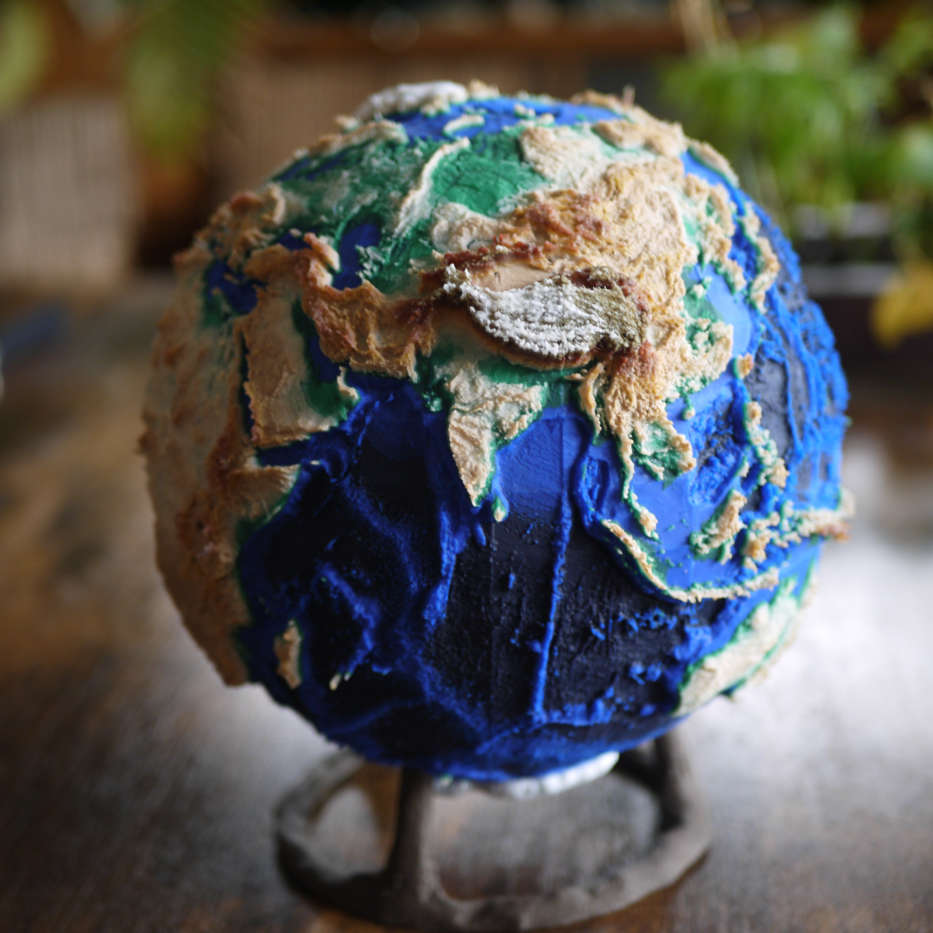 3Dレリーフグローブ：オーセンティック・マット - 地球の真の姿を宿す、究極のレリーフ