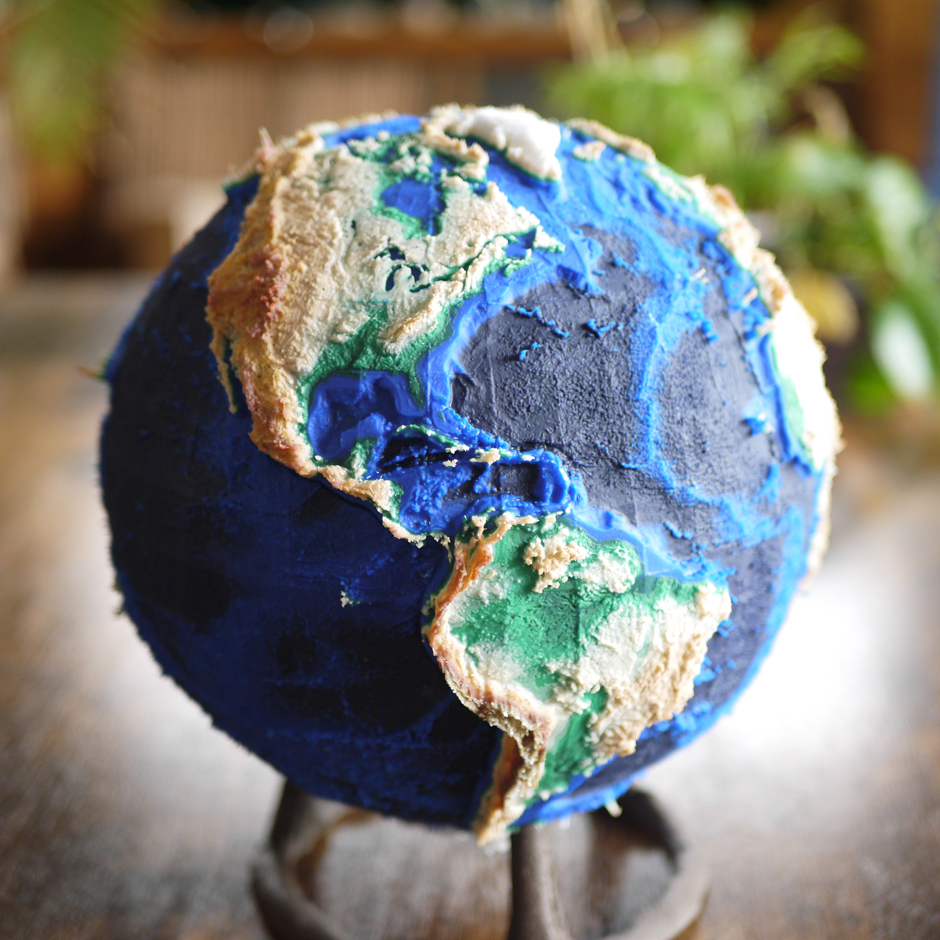 3Dレリーフグローブ：オーセンティック・マット - 地球の真の姿を宿す、究極のレリーフ